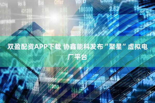 双盈配资APP下载 协鑫能科发布“聚星”虚拟电厂平台