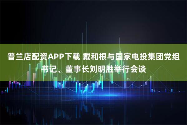 普兰店配资APP下载 戴和根与国家电投集团党组书记、董事长刘明胜举行会谈